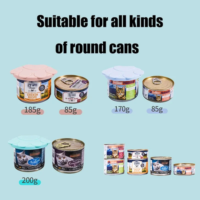 Purrfect Paws: Adorable Cat Paw Designed Food Can Cover