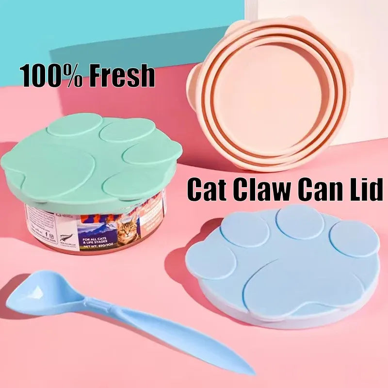 Purrfect Paws: Adorable Cat Paw Designed Food Can Cover