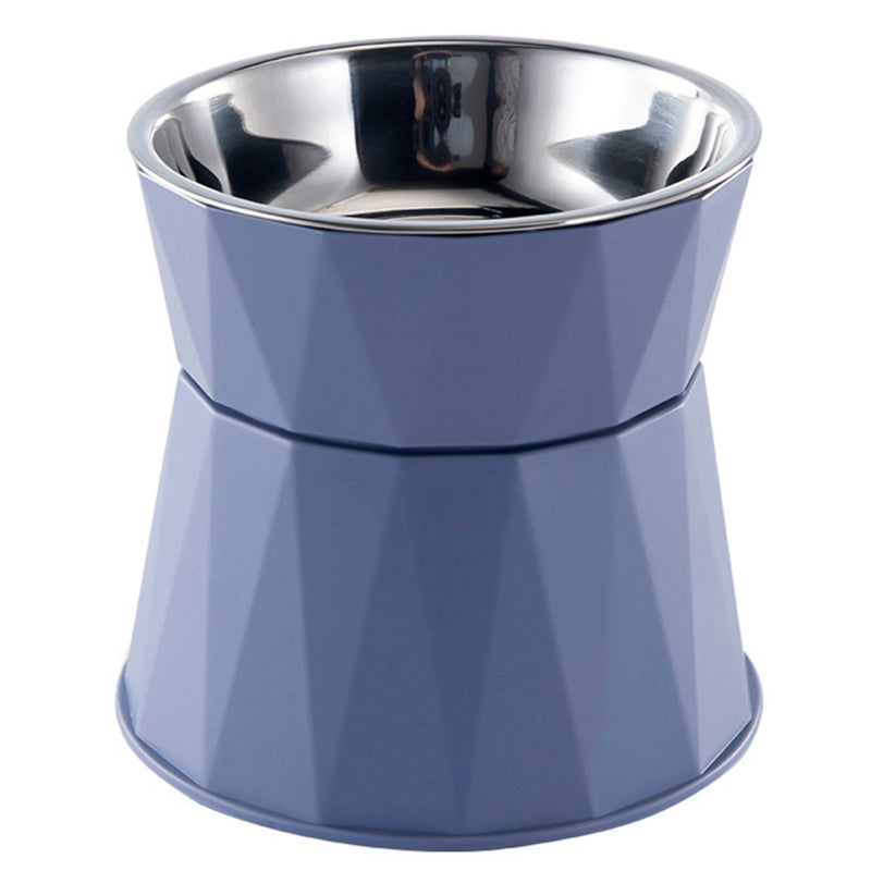 High-Raised Stainless Steel Pet Food Bowl