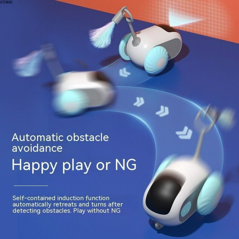 Galvanizing Remote-Controlled Smart Toy Car for Cats & Dogs