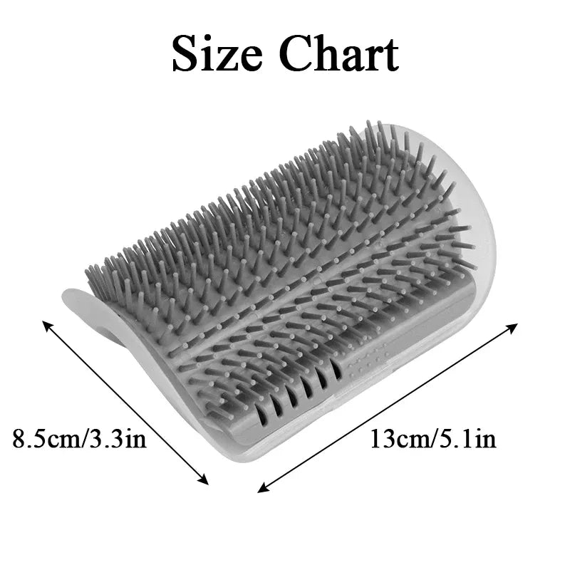 Delightful Catnip-Infused Corner Face Comb