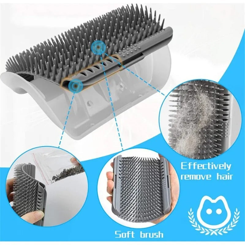 Delightful Catnip-Infused Corner Face Comb