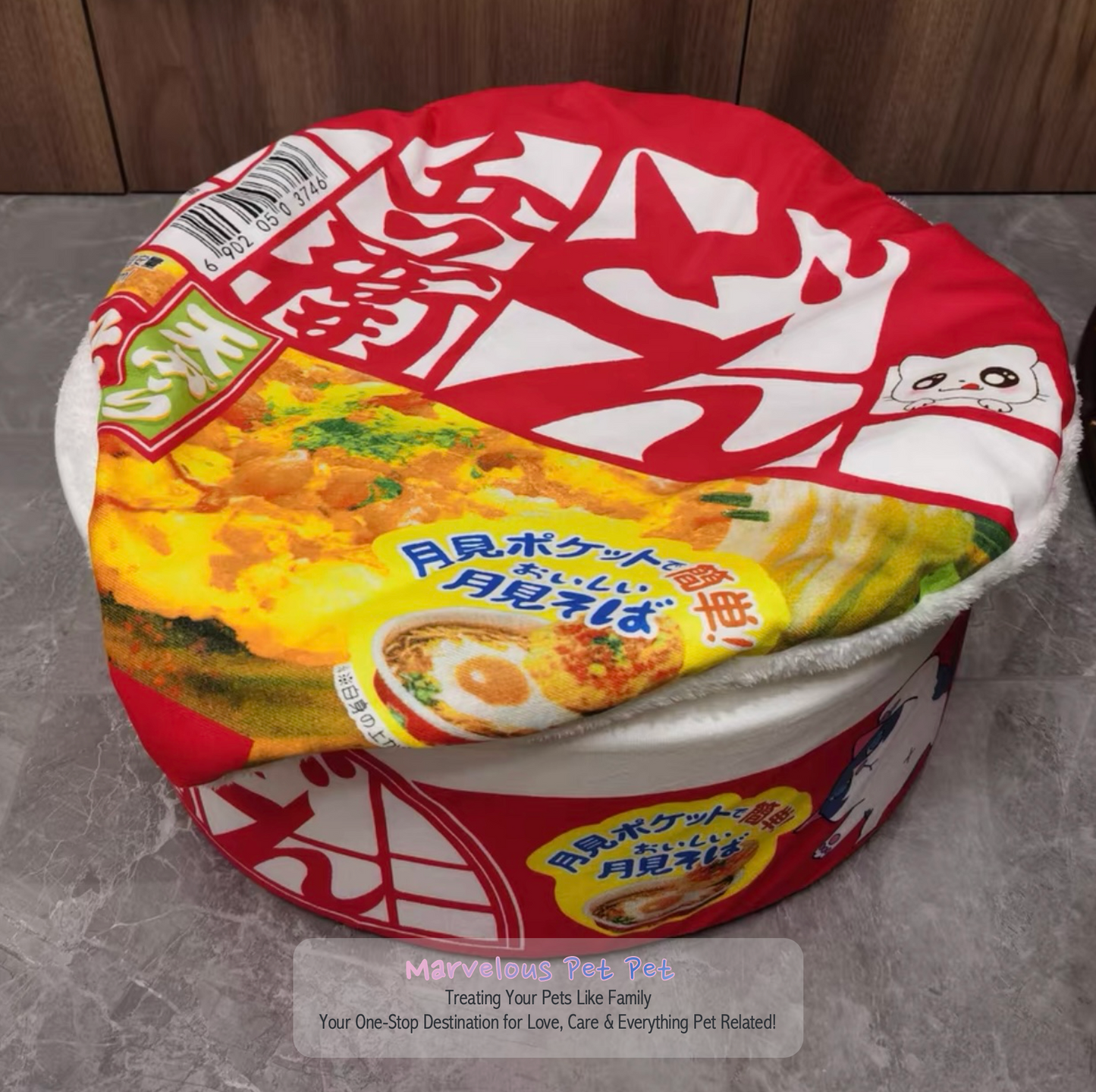 Super-Sized Warm Pet House Kennel in Instant Noodle Fun Design