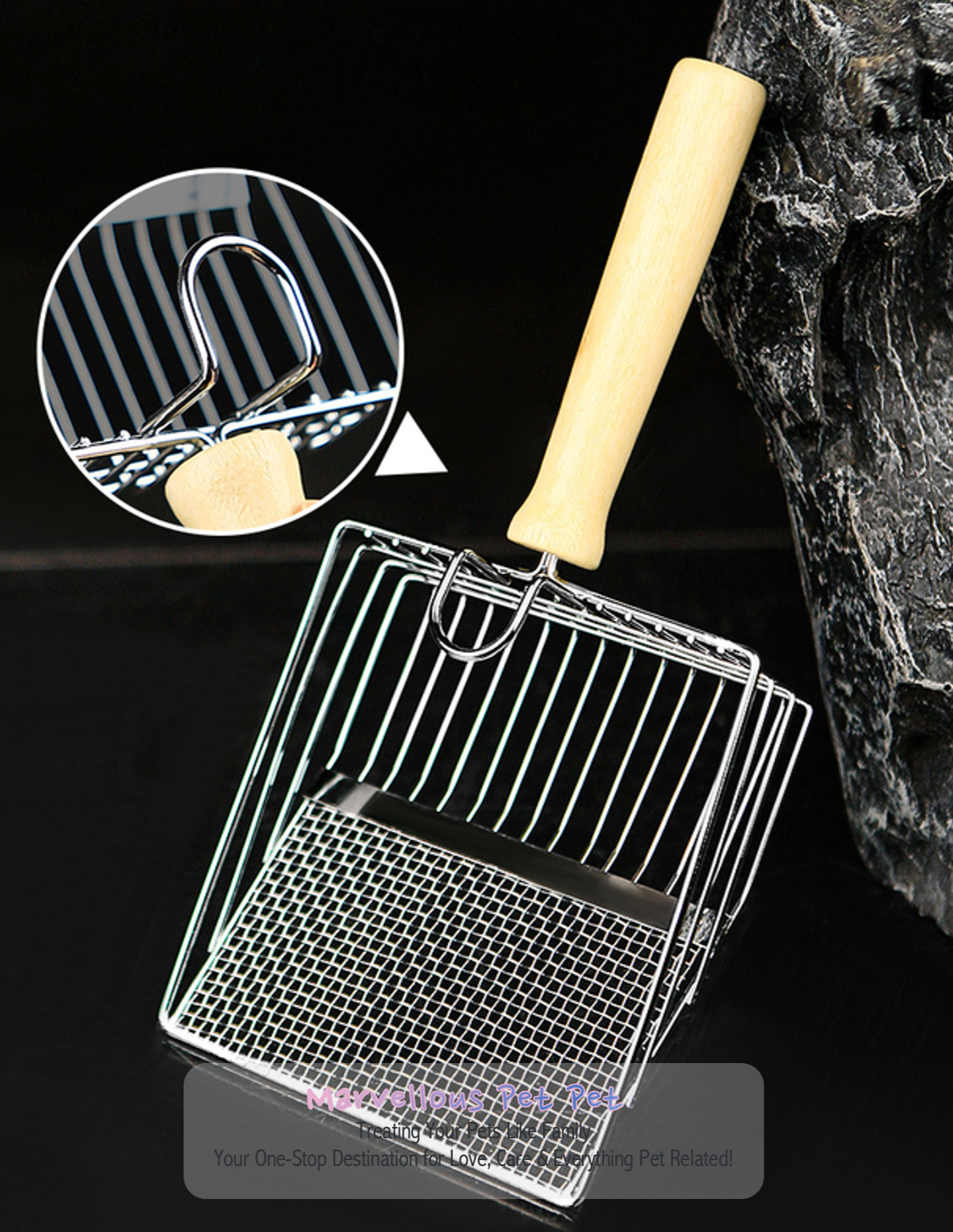 Stainless Steel Cat Litter Scooper