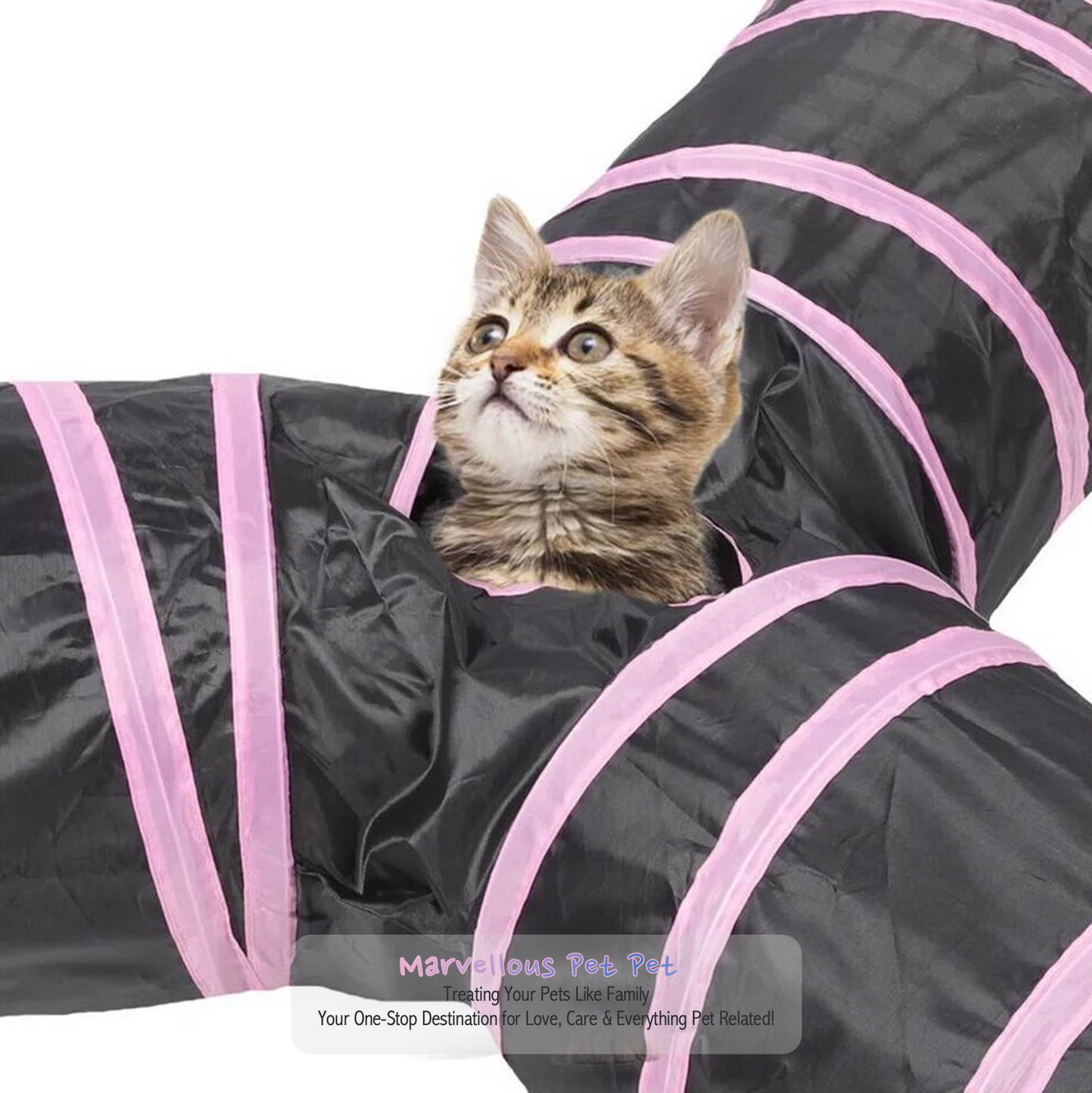 Fun and Adventure with Wear-resistant Cat Play Tunnel, the perfect playmate for your Cats