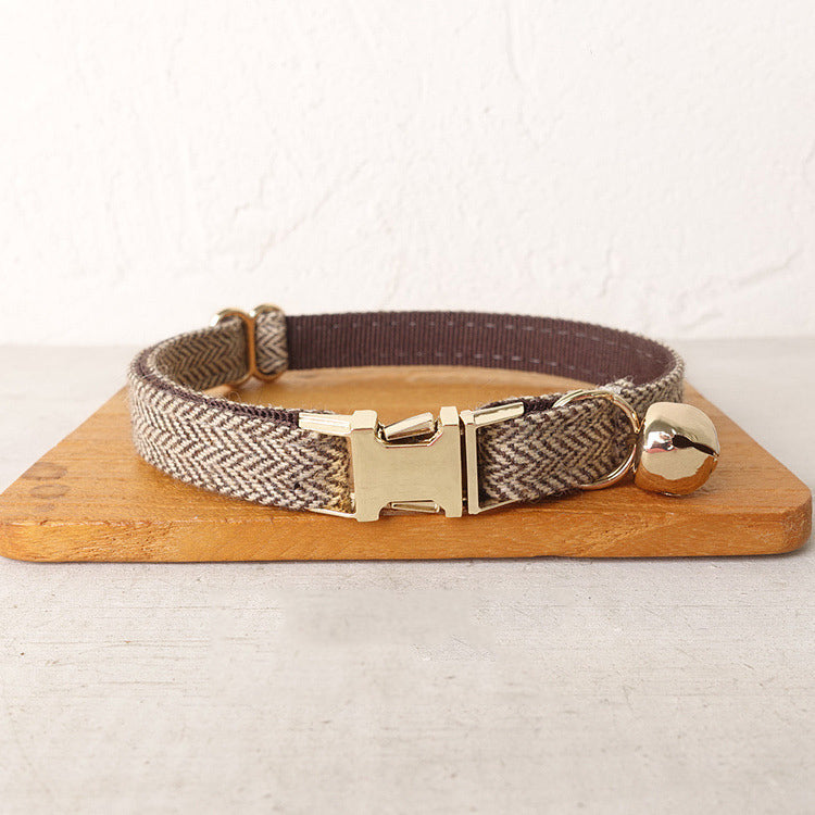 Chic Personalized Cat Collar with Bow & Bell