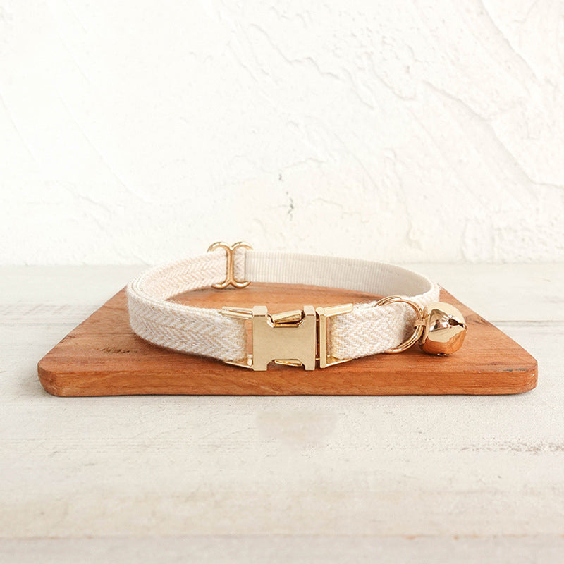 Chic Personalized Cat Collar with Bow & Bell