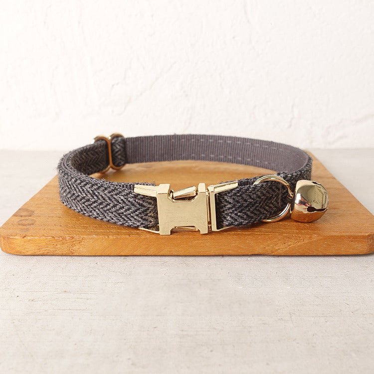 Chic Personalized Cat Collar with Bow & Bell