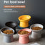 Cat Food & Water Bowl in Matte Finish