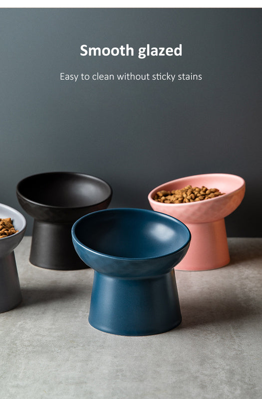 Cat Food & Water Bowl in Matte Finish