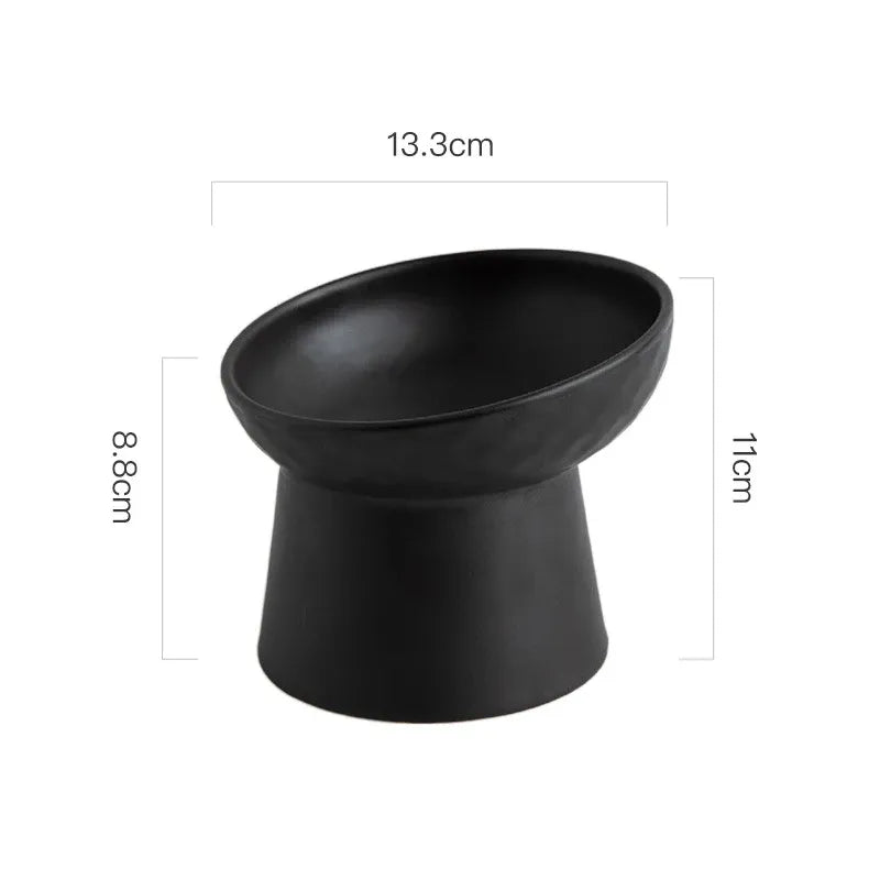 Cat Food & Water Bowl in Matte Finish