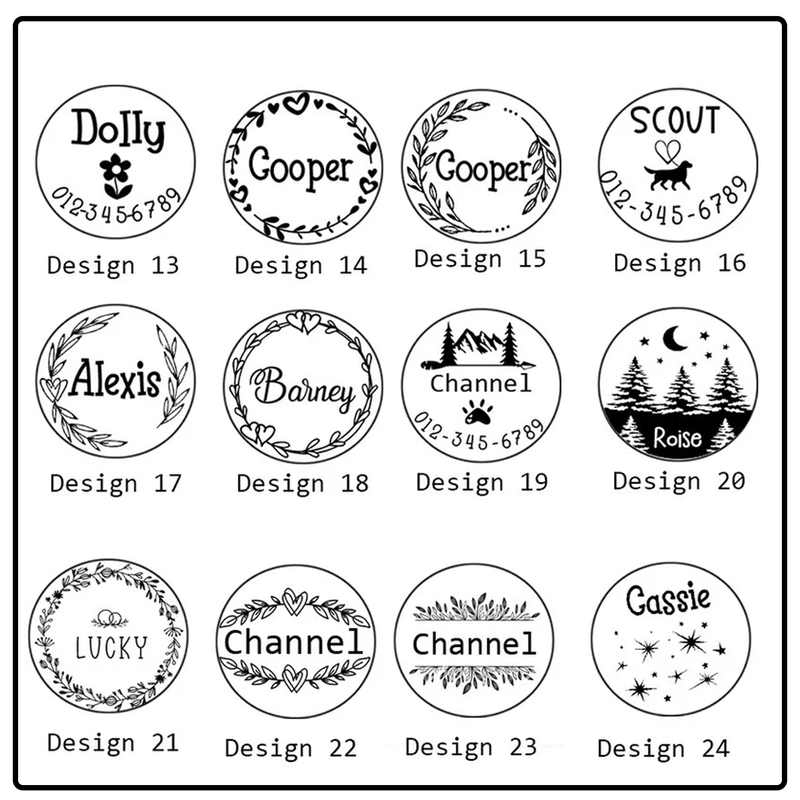 Custom Engraved Pet ID Tag