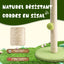 Adorable Leafy Green Cat Scratching Post