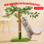 Adorable Leafy Green Cat Scratching Post
