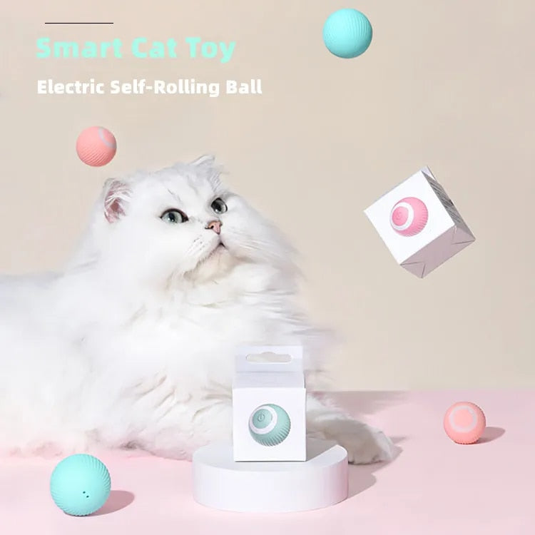 Exciting Automatic Rolling Ball Toy for Cats