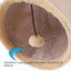 Collapsible Suede Cat Tunnel Toy