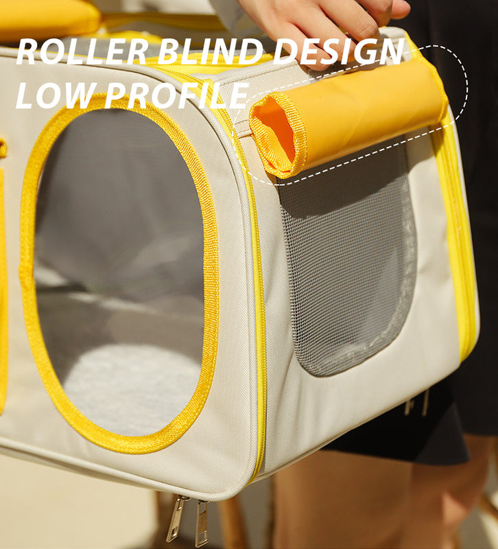 Transport Your Pet in Comfort and Style: Breathable, Portable, Oxford Material Pet Carrier Backpack for Cats and Dogs up to 10 kg