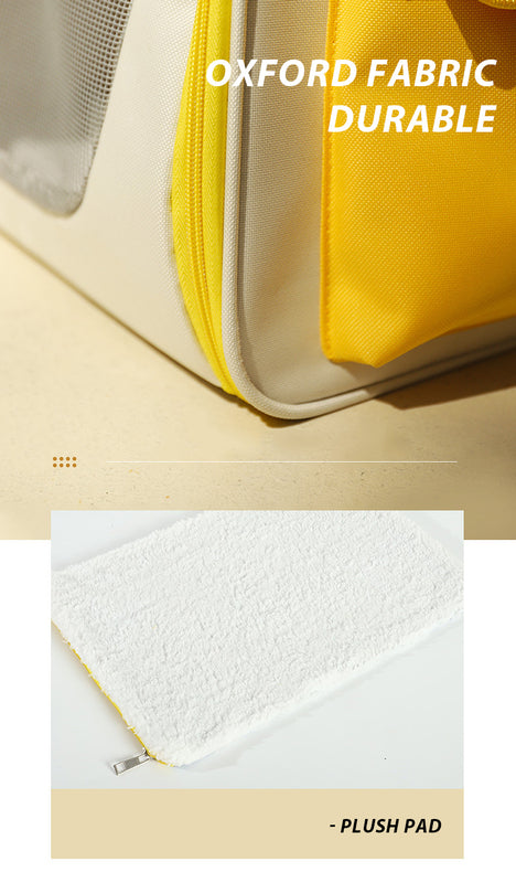 Transport Your Pet in Comfort and Style: Breathable, Portable, Oxford Material Pet Carrier Backpack for Cats and Dogs up to 10 kg