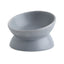 Pet's Culinary Delight: 15° Tilted Elevated Feeding Dish for Small Dogs and Cats