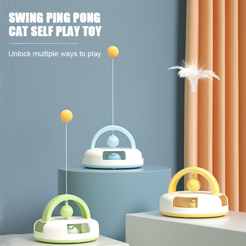Gravity Table Tennis Cat Toy Ideal for Self-Stimulation