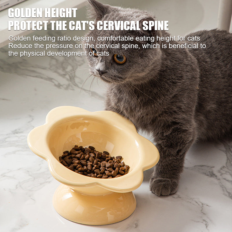 Ceramic Flower Style Water Bowl