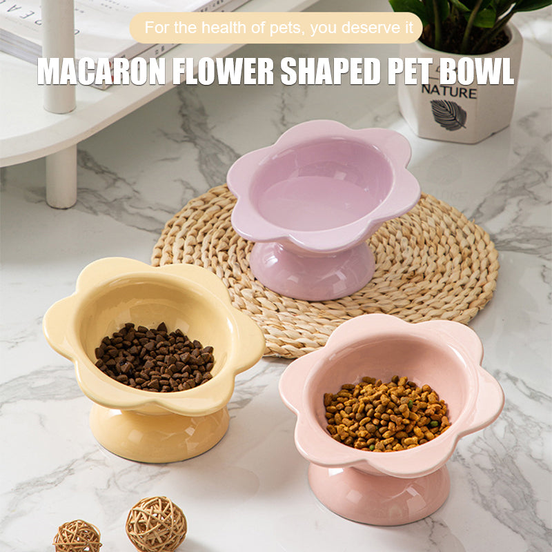 Ceramic Flower Style Water Bowl