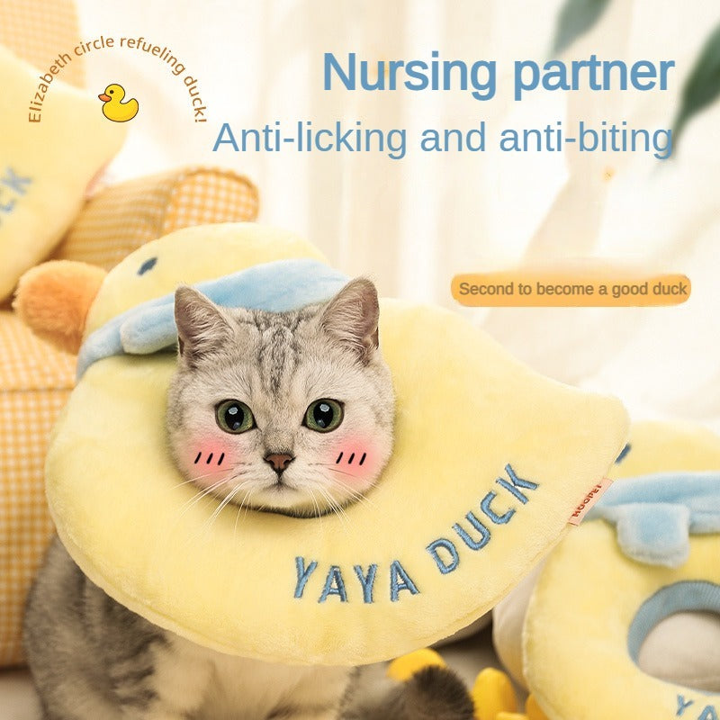 Adorable Yellow Duck Shaped Protective Collar