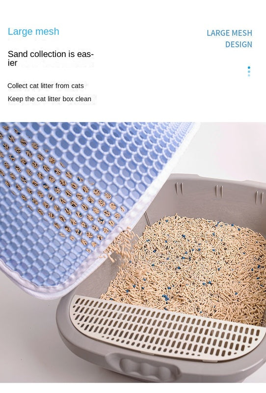 Double Layer Anti-Slip Cat Litter Mat