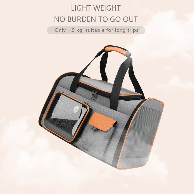 Go Adventuring with Kitty in Comfort: Reflective Crossbody Cat Backpack