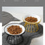 Cat Lift Bowl, on a Chic Metal Stand