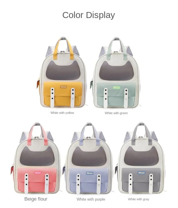 Step Out in Style with Trendy Ins-Diaper Large Capacity Pet Backpack