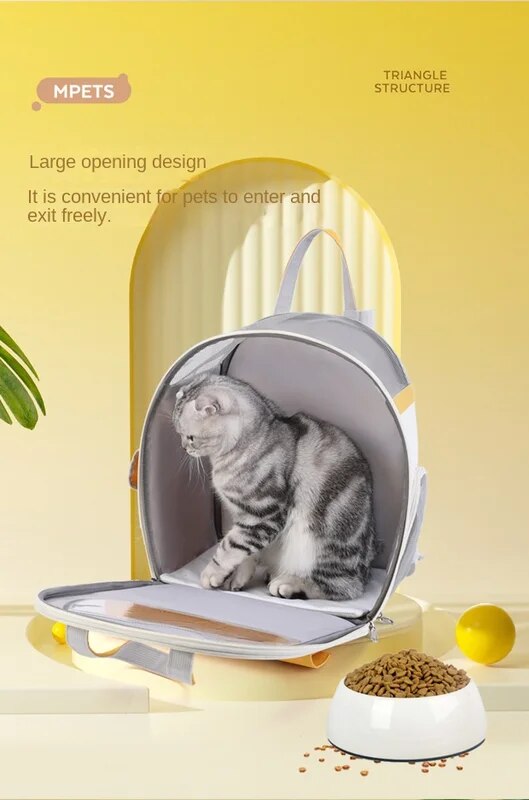 Step Out in Style with Trendy Ins-Diaper Large Capacity Pet Backpack