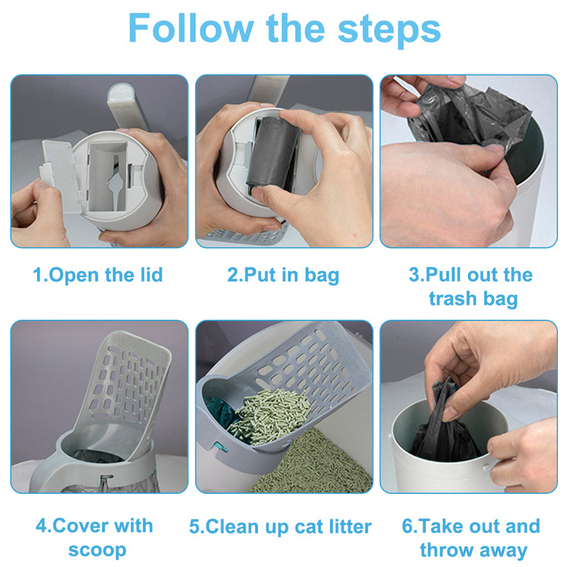 Cat Litter Scoop with Refill Bags