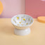 Ceramic High Foot Bowl For Cats
