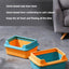 Spacious & Stylish: Large Capacity Semi-Enclosed Cat Toilet
