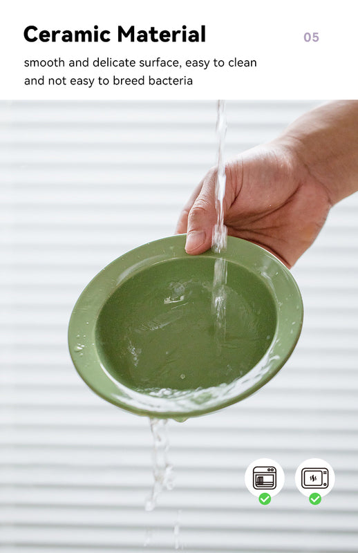 Luxury of Convenience with Chic Ceramic Bowl Suitable for Cats and Small Dogs