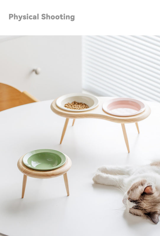 Luxury of Convenience with Chic Ceramic Bowl Suitable for Cats and Small Dogs