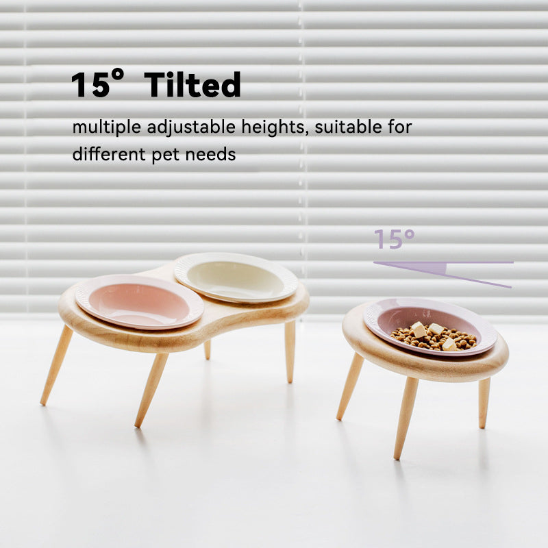 Luxury of Convenience with Chic Ceramic Bowl Suitable for Cats and Small Dogs