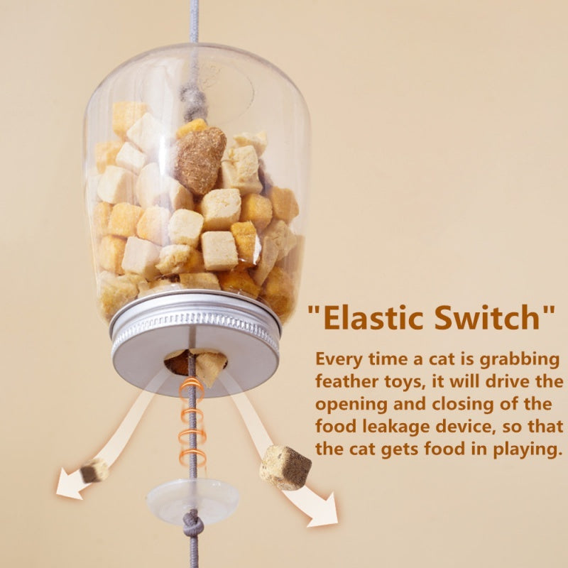 Vibrant Feathered Toy Features a Built-In Food Leaker