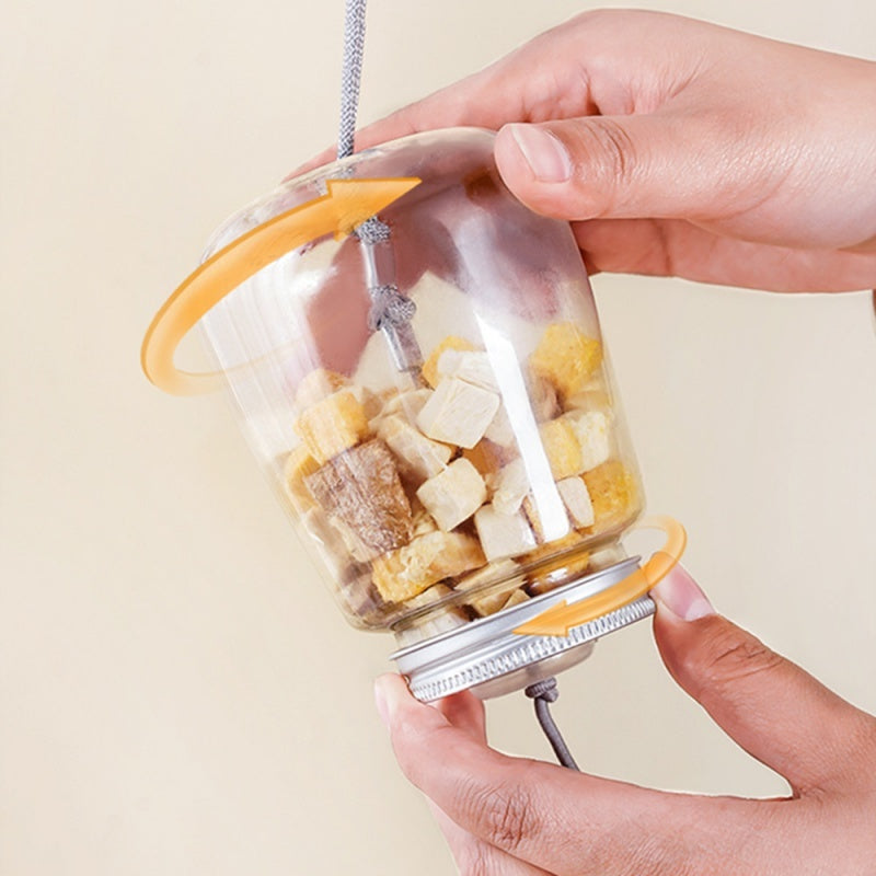 Vibrant Feathered Toy Features a Built-In Food Leaker