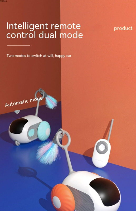 Galvanizing Remote-Controlled Smart Toy Car for Cats & Dogs