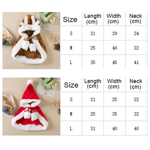 Adorably Funny Cat and Dog Christmas Costume