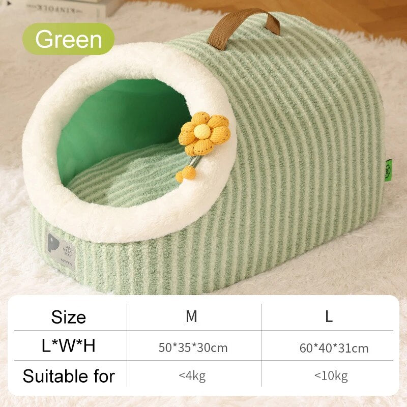 Cosy Cat Haven: Warm, Thickened Plush Cat Nest