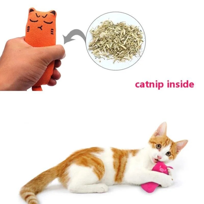 Catnip-Infused Rustling Sound Cat Toy