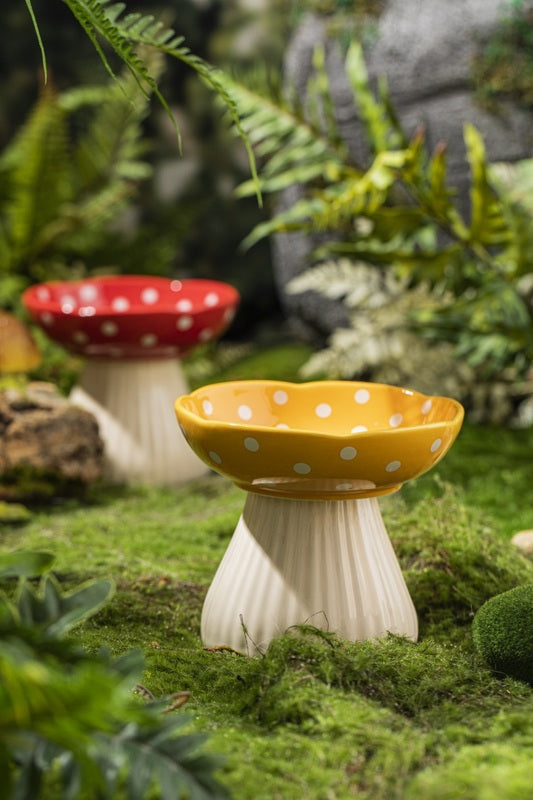 Creative Ceramic Mushroom Shaped Bowl for your Cat or Puppy