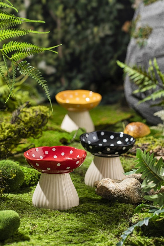 Creative Ceramic Mushroom Shaped Bowl for your Cat or Puppy