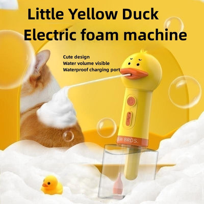 Effortless Handheld Electric Foam Machine for Pet Bathing