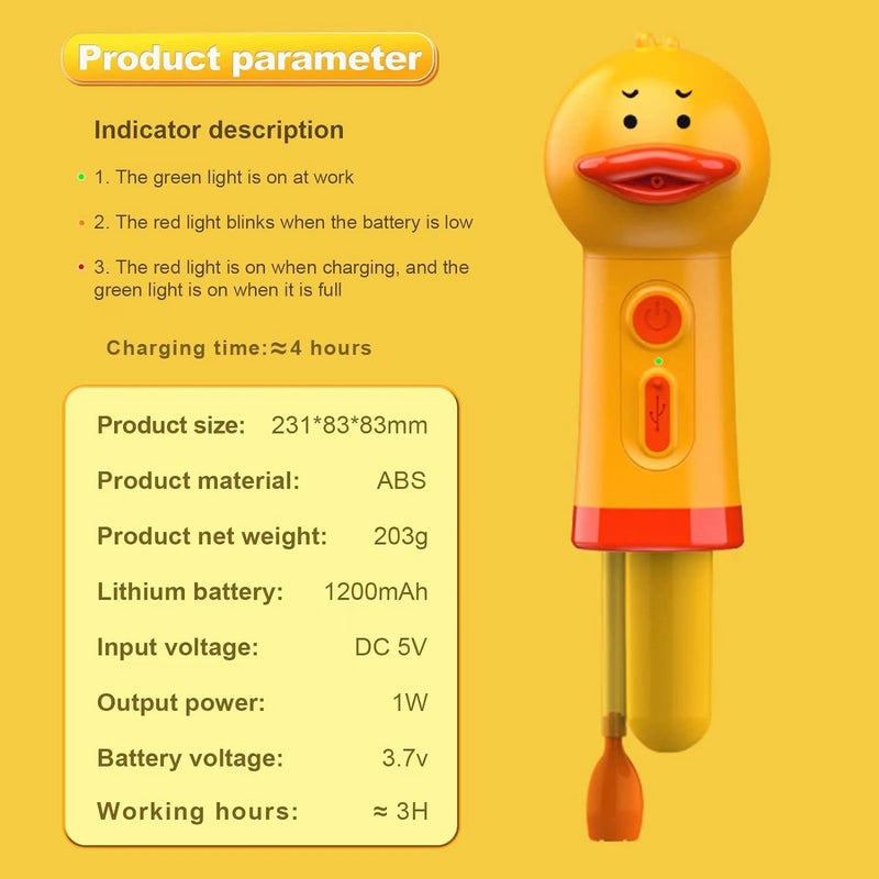 Effortless Handheld Electric Foam Machine for Pet Bathing