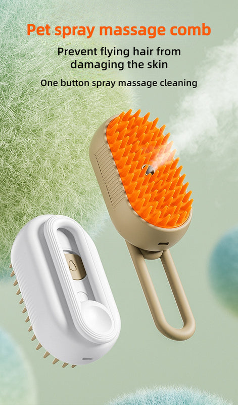 3-in-1 Electric Pet Grooming & Massage Comb