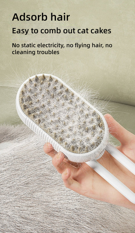 3-in-1 Electric Pet Grooming & Massage Comb